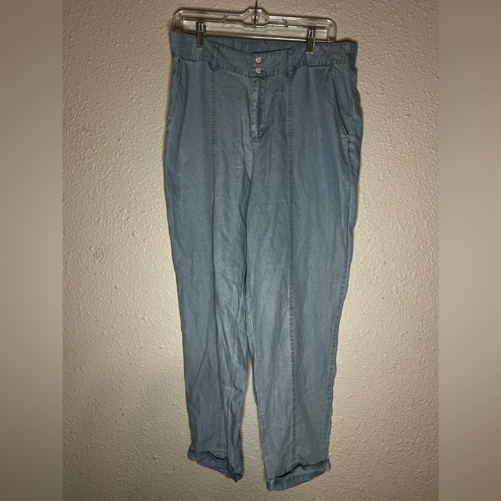 CALLIGRAPHIE 100% Lyocell cuffed pants Size Medium